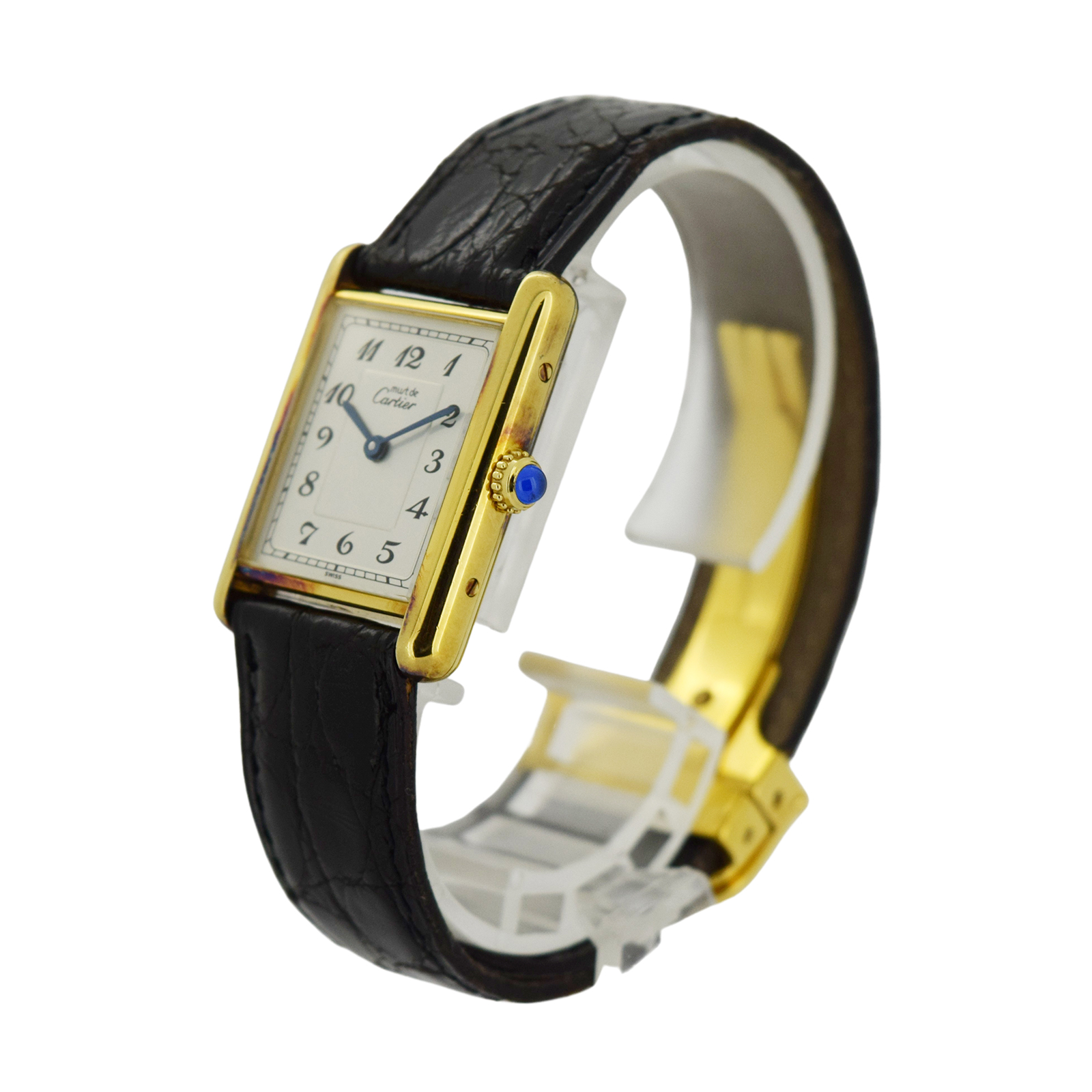 自宅長期保管の旨ご了承ください3-379 カルティエ　Cartier レディース腕時計