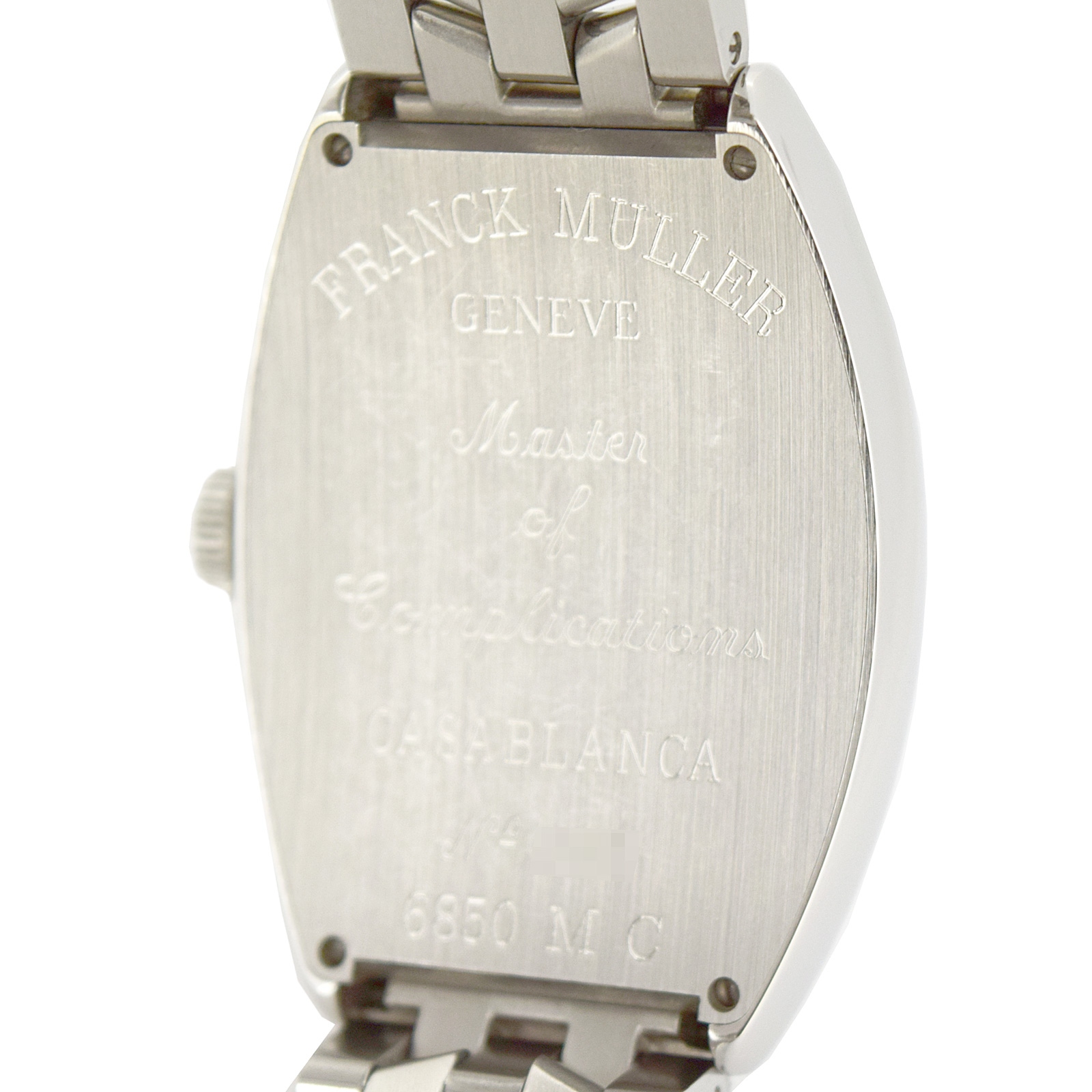 FRANCK MULLER フランクミュラー カサブランカ 青ロゴ 6850MC メンズ 腕時計｜中古ブランド品、時計、ジュエリーの通販｜ディール