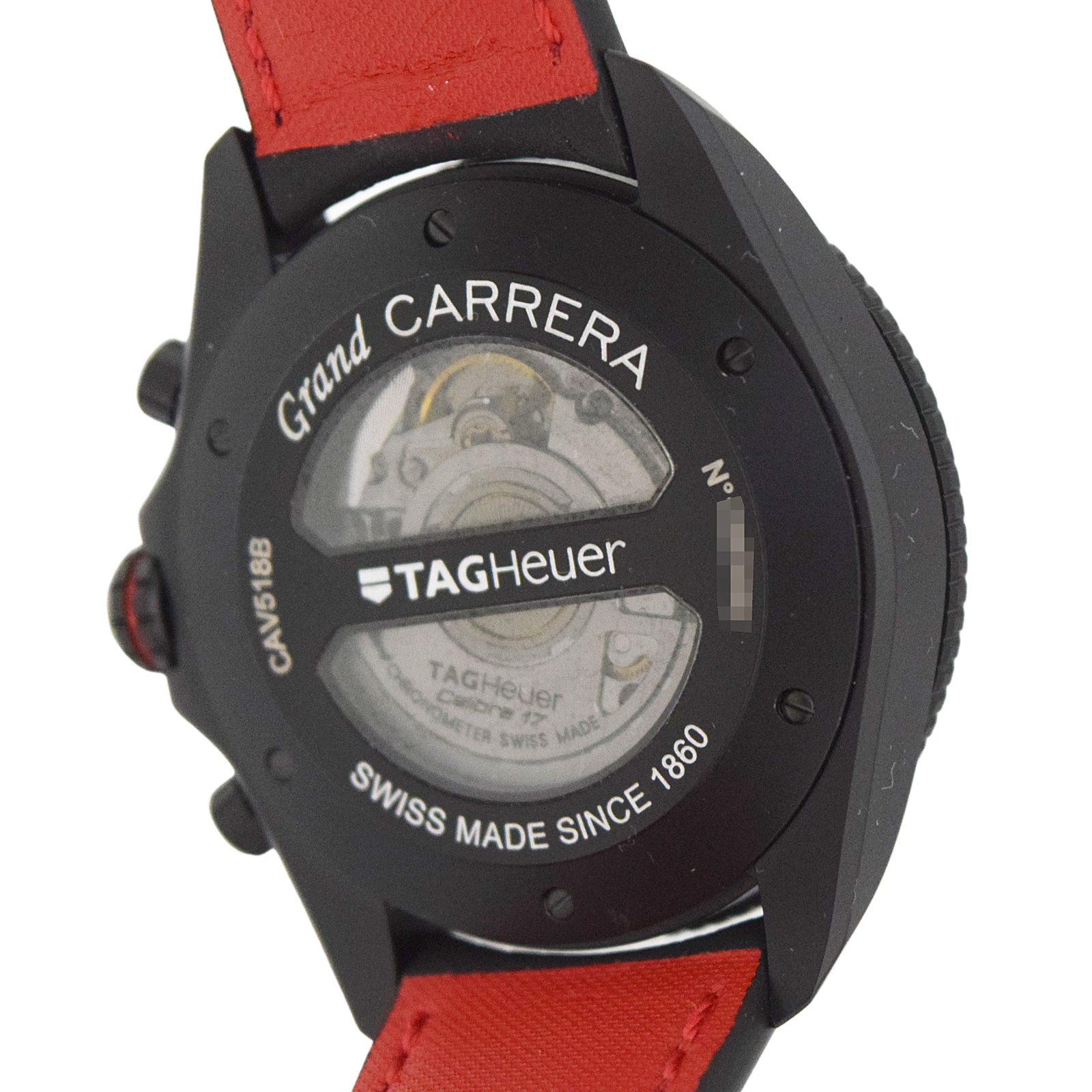 タグ・ホイヤー TAG HEUER グランドカレラ キャリバー17 RS クロノグラフ 限定モデル CAV514C.FC8171 ブラウン K18PG/純正K18PG尾錠・レザーストラップ 自動巻き メンズ 腕時計