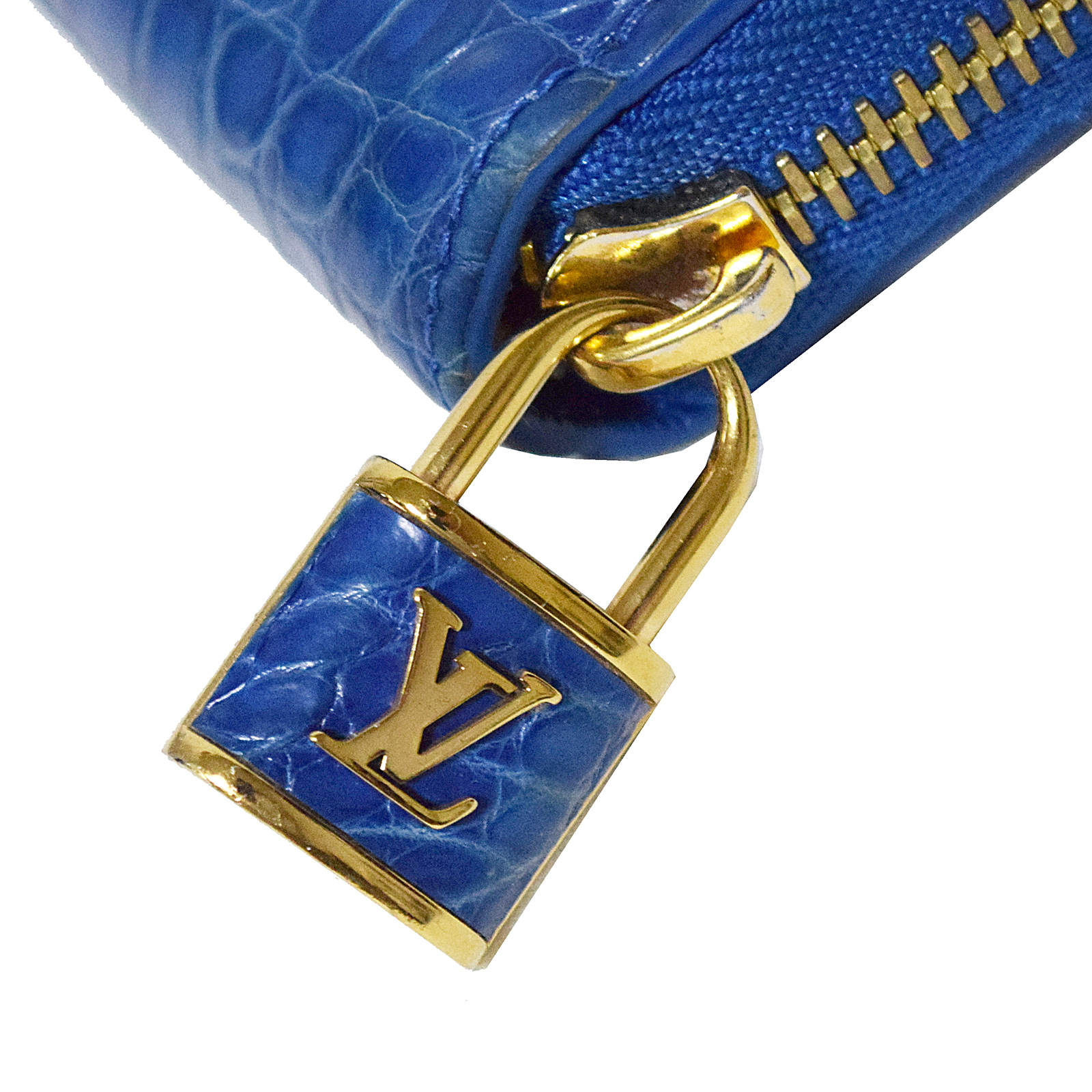 LOUIS VUITTON ルイヴィトン クロコダイル ジッピーウォレット パドロック レディース 長財布  LV｜中古ブランド品、時計、ジュエリーの通販｜ディール