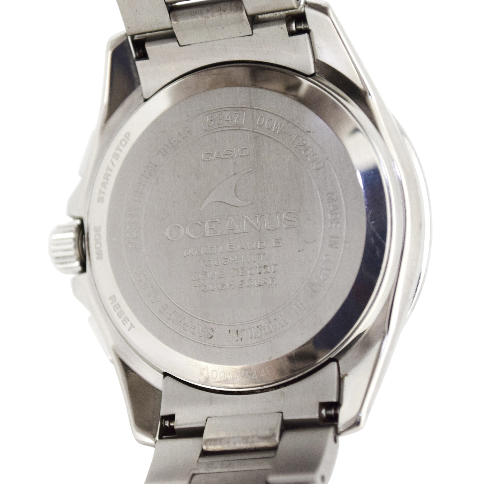 CASIO カシオ  オシアナス  OCW-T2600-1AJF  電波ソーラー  メンズ 腕時計