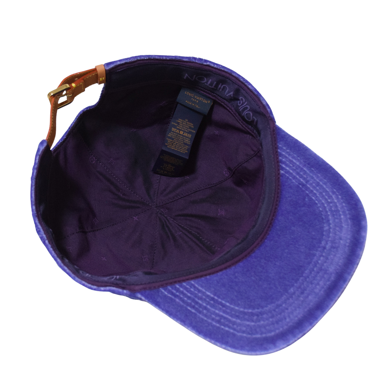 帽子ルイヴィトン  22AW  MP3421 キャスケット・モノグラム ベルベット ベースボールキャップ メンズ