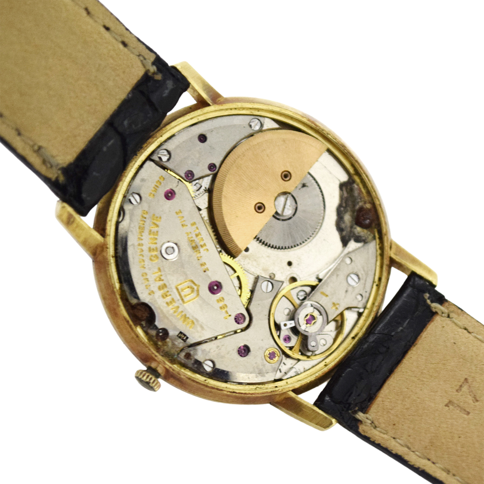 K18YG Universal Geneve ユニバーサルジュネーブ ゴールデンシャドウ 166111 メンズ 腕時計｜中古ブランド品、時計 、ジュエリーの通販｜ディール