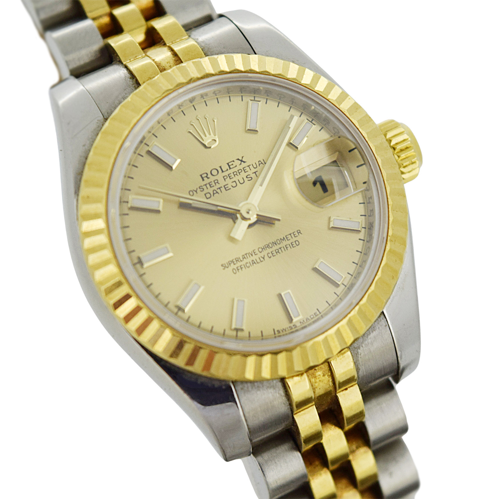 YG コンビ ROLEX ロレックス デイトジャスト 179173 レディース 腕時計 