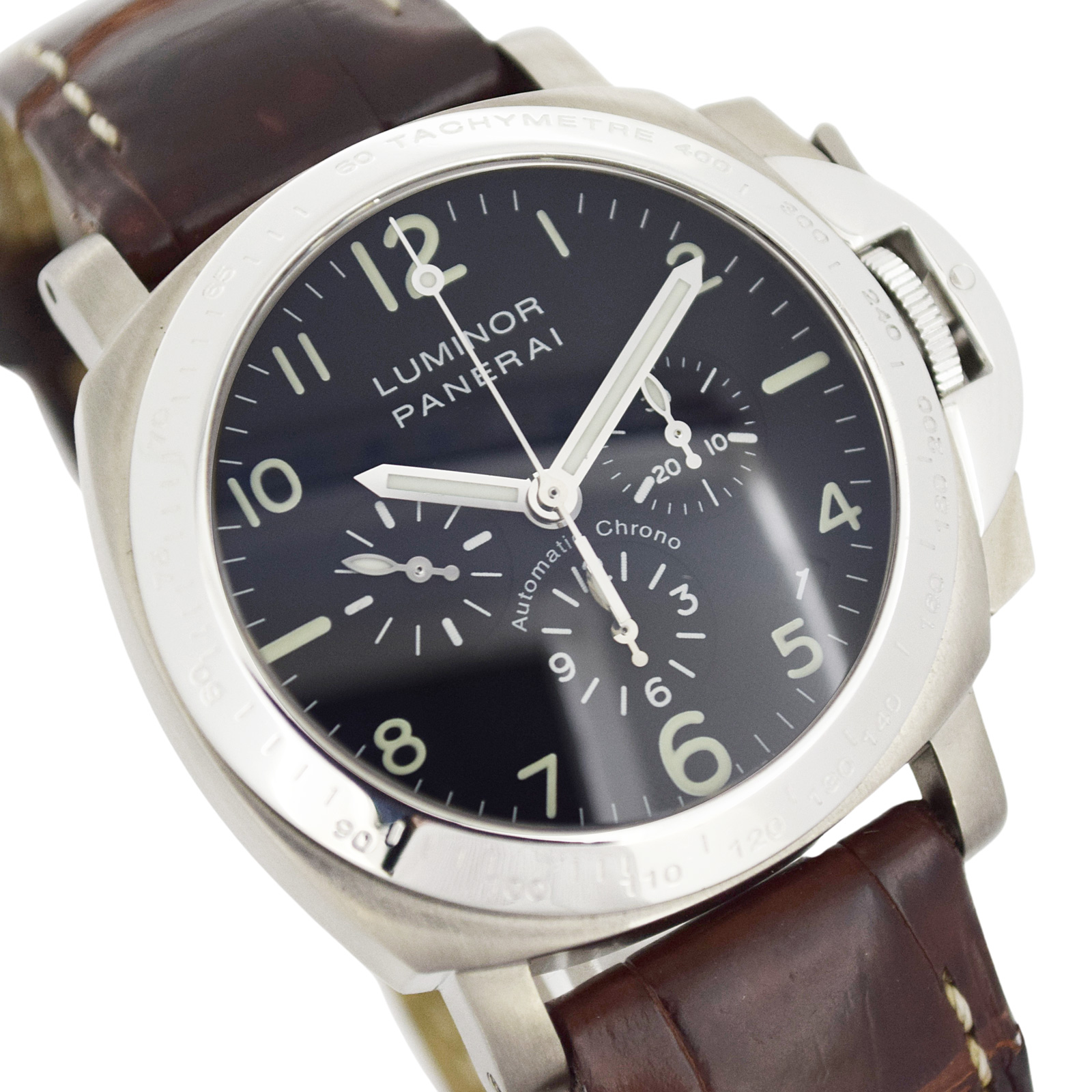 PANERAI パネライ ルミノール クロノ エルプリメロ搭載 PAM00074 OP6531 メンズ  腕時計｜中古ブランド品、時計、ジュエリーの通販｜ディール